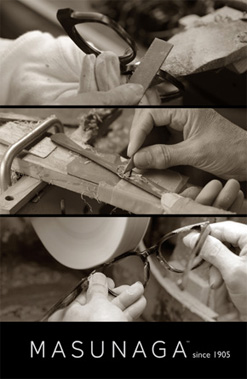 Masunaga designer eyeglass frames